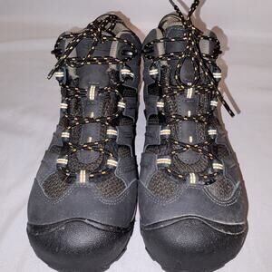 Keen Men’s Work Boots Size 10 Mens Lansing Mid Waterproof Steel Toe EUC